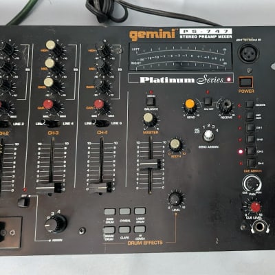 Gemini Preamp DJ Mixer Platinum Series PS-747 image 2