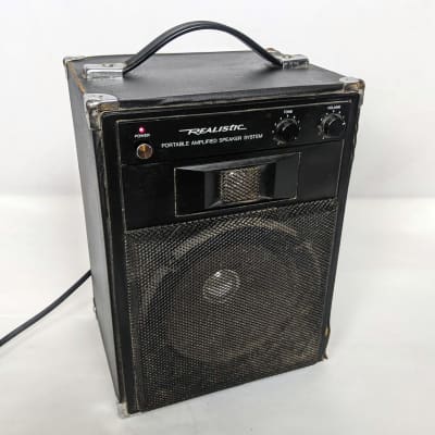 Radio Shack - Realistic MPS-20 Portable Amplified Speaker System - Black image 2