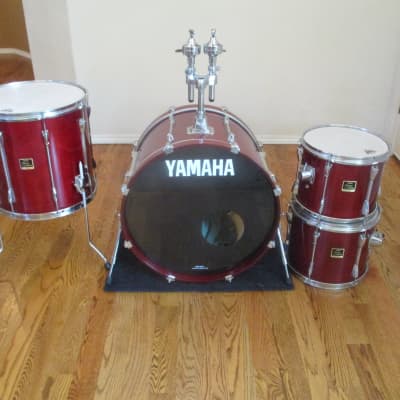 Yamaha Stage Custom 12 X 10 Rack Tom, Cherry Lacquer, Birch Shell, Pro Heads - Excellent! image 10