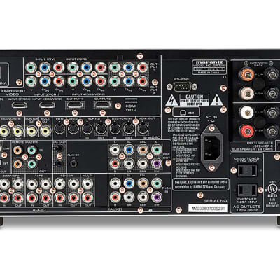 Marantz SR7002 Black Surround Amp/Receiver.  Mint condition. Original Box, Remotes & Manual. image 6