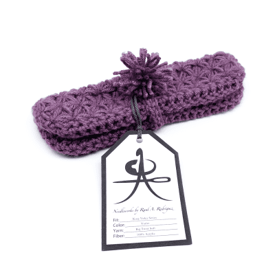 Jasmine stitch crochet dust cover for Korg Volca series modules - Violet image 3