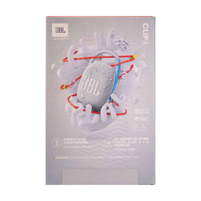 JBL Clip 4 Eco Ultra-Portable Waterproof Bluetooth Speaker (Cloud White) image 6
