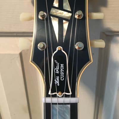 Gibson Custom Shop Historic 3-Pickup '57 Les Paul Custom Black Beauty Reissue 2018 - Present - Ebony VOS image 9