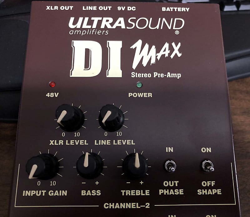 ULTRASOUND【DI MAX】アコースティックギター用プリアンプ/DI