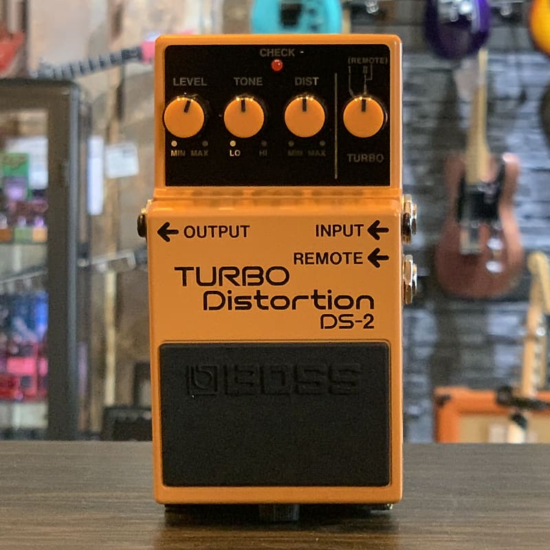 BOSS DS-2 Turbo Distortion Guitar Pedal with Remote Turbo