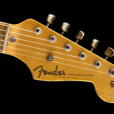 Fender Custom Shop 1955 Stratocaster Relic MN Daphne Blue image 2