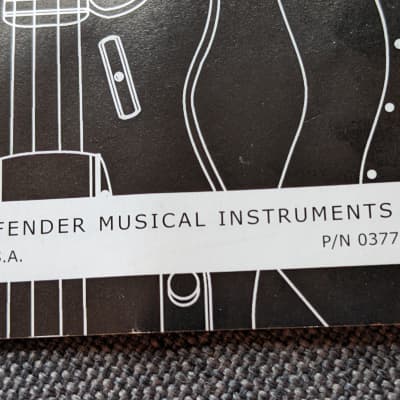 Fender Owners Manual For Guitars and Basses image 2