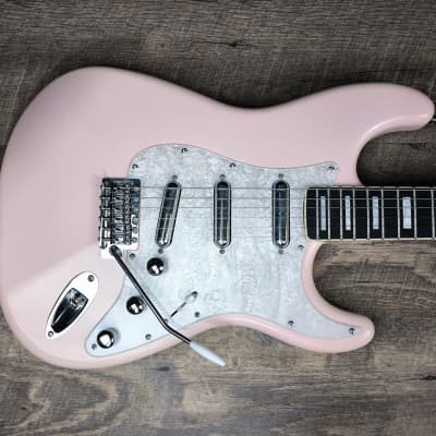 MyDream Stratocaster Custom Built - Pearly and Pink Lipstick image 2