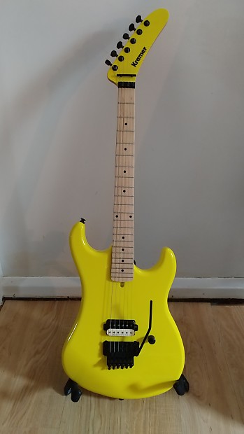 Yellow kramer guitar discount