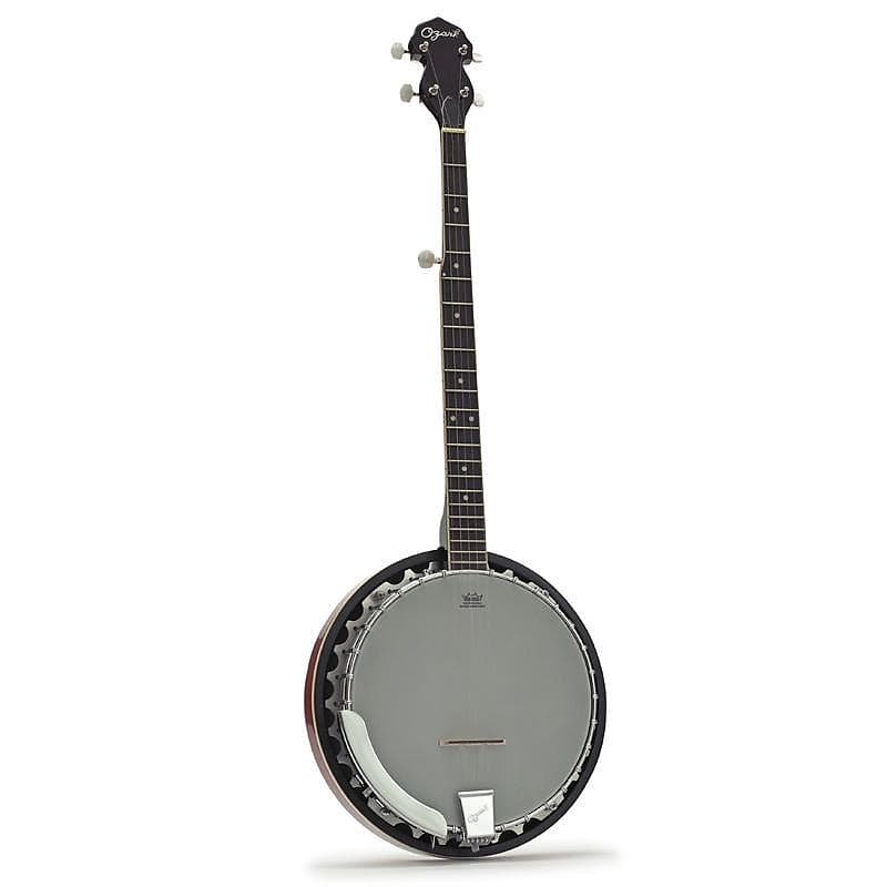 Ozark 5 String Banjo Left Handed and Padded Cover image 1