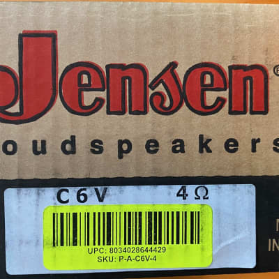 Jensen C6V - 6" 4 ohm speaker image 5