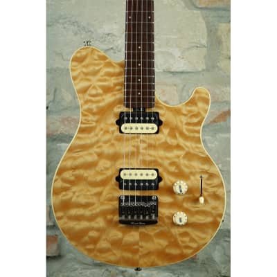 MUSIC MAN Axis Super Sport HH Hardtail - 2006 - 5A Quilt Maple Top in Natural Gloss image 3