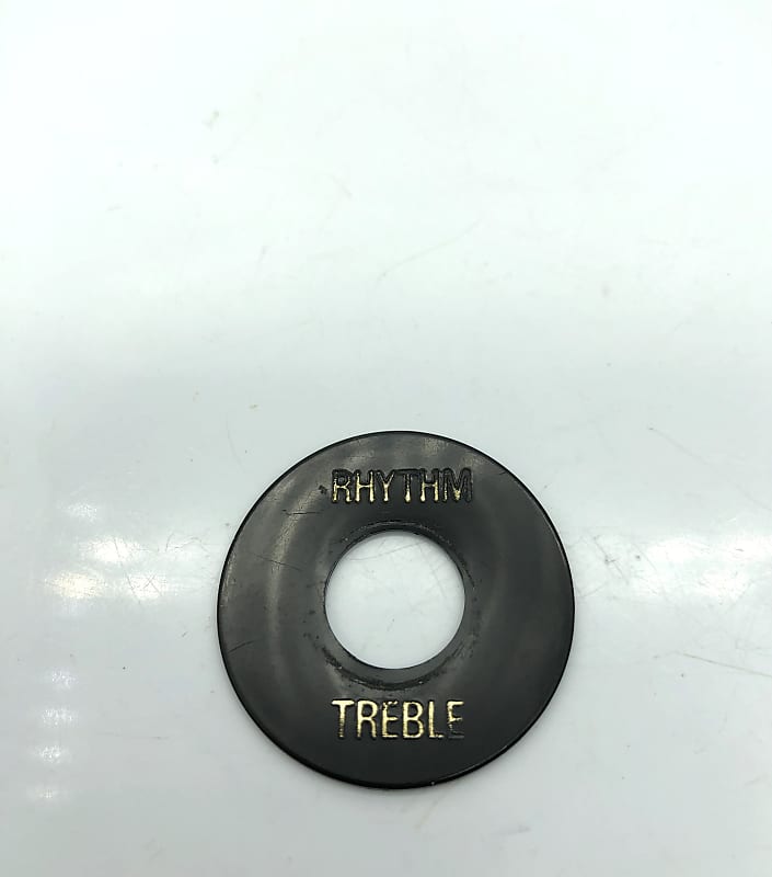 Gibson Toggle Switch Washer Black/Gold Reverb