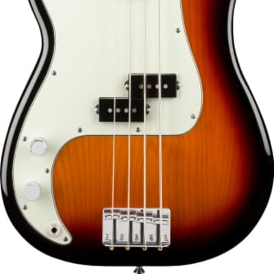 Fender Player Precision Left-Handed Bass Pau Ferro FB, 3-Color Sunburst image 9