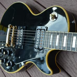 Vintage Gibson Les Paul Custom 1971 Black image 1