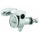 Grover GR502C Roto-Grip Locking Rotomatic Tuners, 3-Per-Side, Chrome
