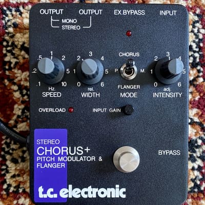 TC Electronic SCF Stereo Chorus + Pitch Modulator & Flanger 1990s - Black for sale