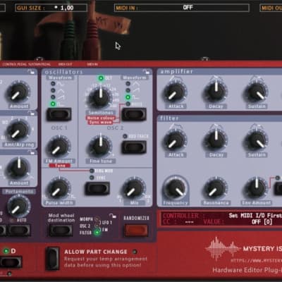 Nord Lead Rack Rackmount Virtual Analog Synthesizer - Red - w/ Librarian / Editor Software image 15