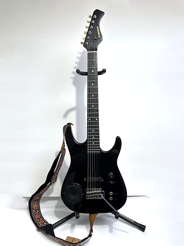 Synsonics Terminator Battery-Powered Electric Guitar mid-80's - Gloss Black