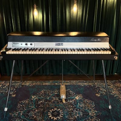 See Video! Vintage 1977 Rhodes Mark I Stage 73-Key Electric Piano w/ Legs, Crossbars, Sustain, Rod & Lid image 17