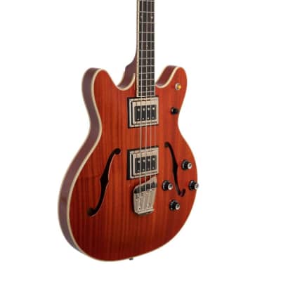 Guild Starfire bass II in Natural Mahogany – with hardshell case – KSG2203058 image 5