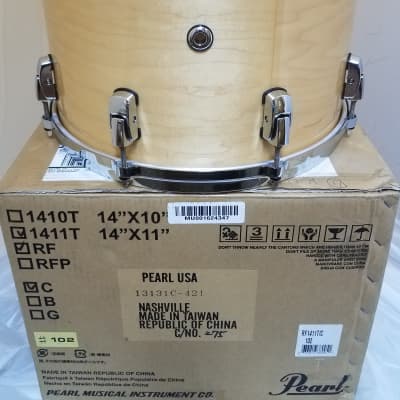 Pearl Reference 14x11 Natural Maple Tom Drum #102 w/Optimount NEW - Authorized Dealer - WorldShip image 5