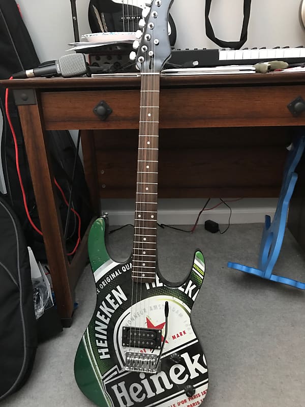 Heineken Rare 2000-2010 Custom Heineken Guitar | Reverb