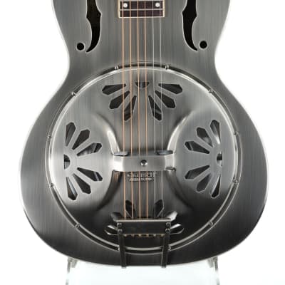 Gretsch G9231 Bobtail Steel Square-Neck A.E. Steel Body Spider Cone Resonator Guitar image 2