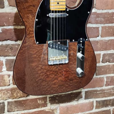 Fender Rarities Series Red Mahogany Top Telecaster with Maple Fretboard, 2019 - Natural image 2
