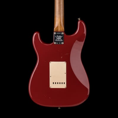 Fender Custom Shop Limited Edition 1954 Roasted Stratocaster Journeyman Relic - Cimarron Red #0227 image 4