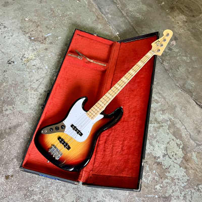 LEFTY! -Fender Jazz Bass JB-75 LH 2012 - Sunburst 1975 reissue left handed original MIJ Japan image 5