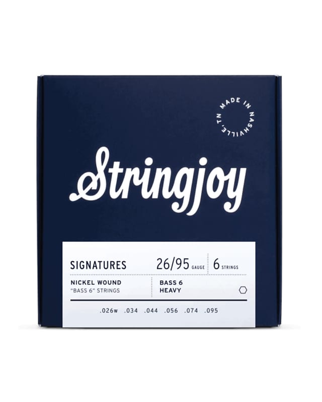 Stringjoy Signatures Bass VI Balanced Heavy Gauge (2695) Reverb