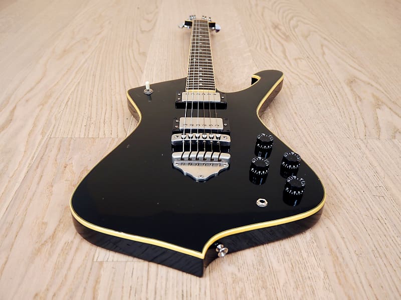 1979 Greco Mirage M600 Vintage Electric Guitar Black Ibanez Iceman