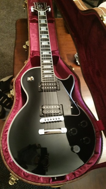 Gibson Les Paul Custom  Black image 1