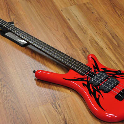 Warwick Corvette $$ Special Edition Tribal Red & Black image 4