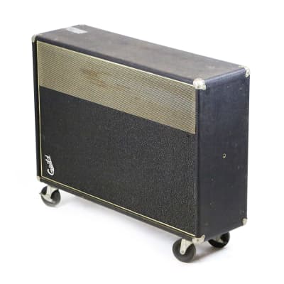 1968 Guild Thunderbird Bass Guitar Amplifier Vintage Tube 2x15” Cabinet Black w/ Two-Tone Grill Jensen C15N 15” Speaker & Oxford 15T6 15 Spkr from Indigo Ranch Studio image 5