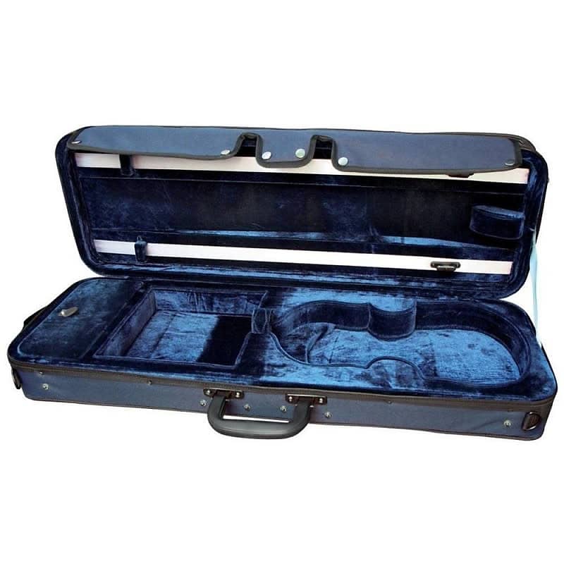 GEWA PURE Oblong Violin Case, Blue, 4/4 image 1