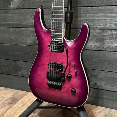 Jackson Pro Plus Series Dinky DKAQ Purple Electric Guitar image 3