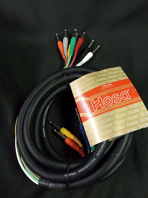 Hosa CPP-805 CPP805 8 1/4" TS Patch Snake 5 Meter 16.5ft BRAND NEW High Definition Audio Recording Snake image 1