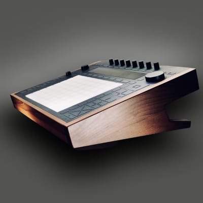 Ableton Push 3 // Handcrafted Synth Stand // Decksaver ready // Solid Walnut , Oak ,Oak stained black image 2