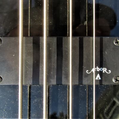 Arbor P Bass Copy, 1987, Korea, Coil Tap, 34" Scale,  Black image 5