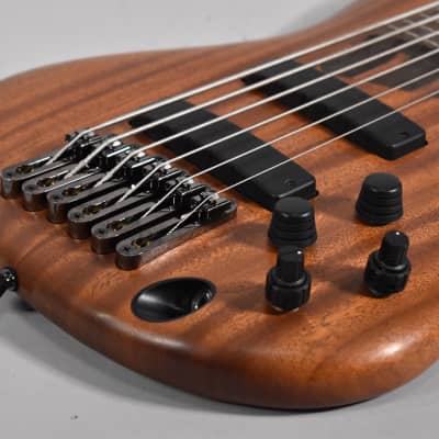 Ibanez Prestige SR5006 Walnut Finish 6 String Bass Guitar w/OHSC image 6