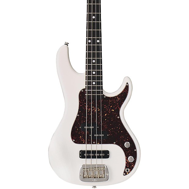 G&L SB-2 4-String Bass with Rosewood Fretboard White image 1