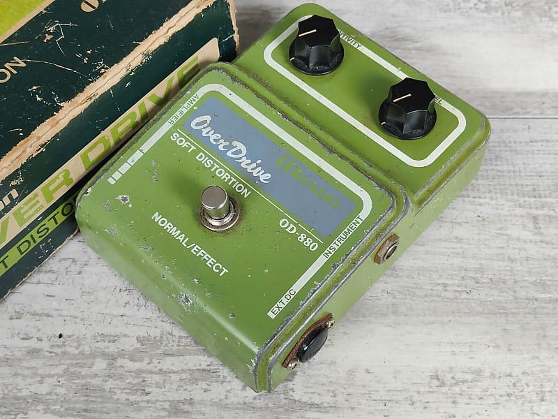 1976 Maxon OD-880 Soft Distortion Vintage Overdrive Pedal w/Box