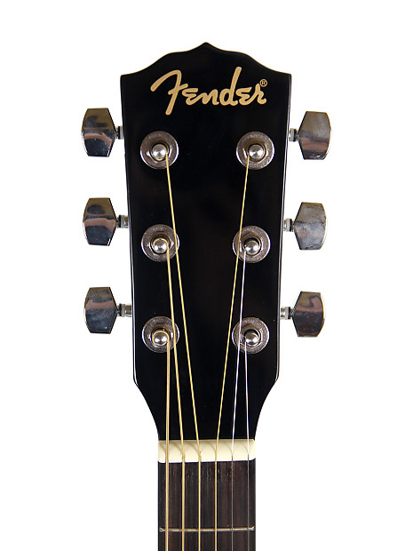 Fender FA-100 Dreadnought Acoustic Guitar - Black w/ Gig Bag