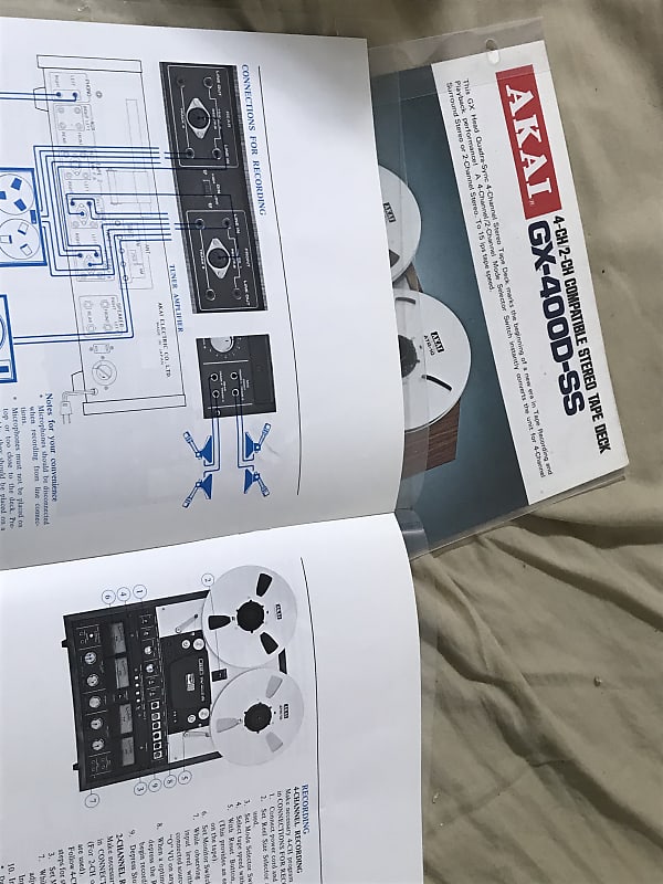 Akai-GX400DSS- 4 & 2 tracks/Fully serviced & tested. Reel to Reel Tape  Recorder Photo #5024046 - US Audio Mart