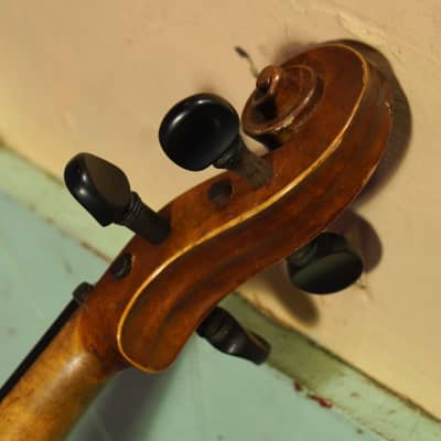 1920s Bruno German Stradivarius-Copy 4/4 Violin (VIDEO! Fresh Work, Ready to Go) image 11