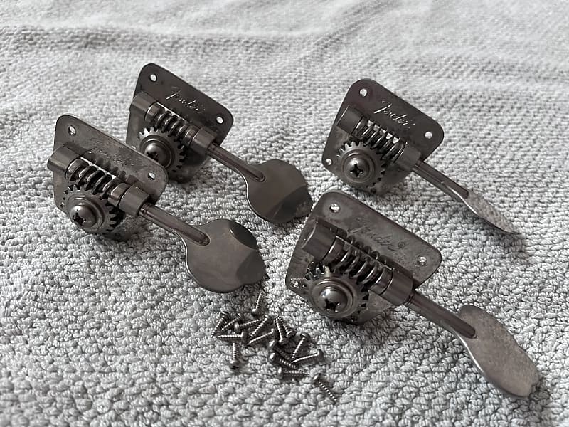 1972 1973 1974 1975 Fender Jazz bass tuners tuning pegs set Reverb