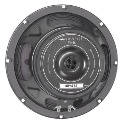 Eminence ALPHA-8A 8" Professional Mid-Range / Mid-Bass Replacement Speaker 250 Watts image 1