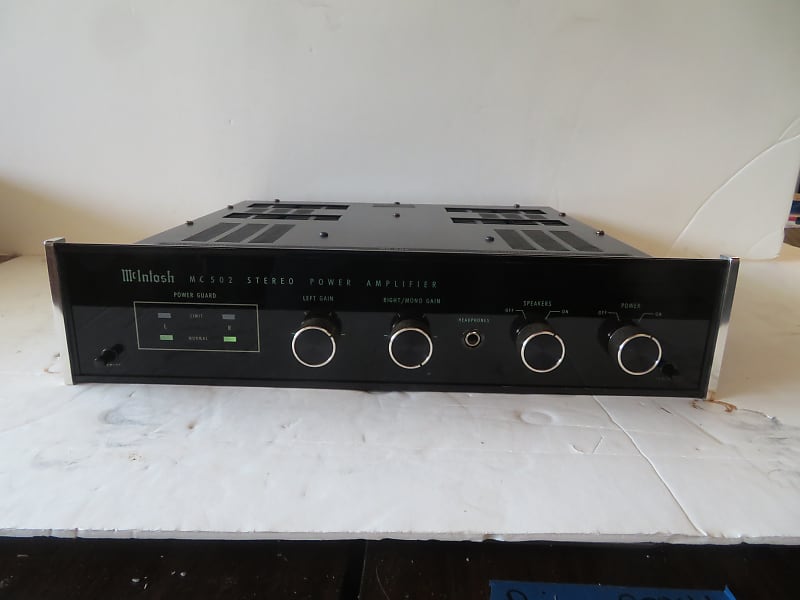 McIntosh MC 502 Power Amplifier 1978-1982 - standard  			